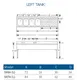 LaCrosse SK74L Underbar Sink Units, 4 Compartment with Right Drainboard 3 image