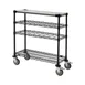 Quantum WRC-1448WSBK-1SS Wine Display / Worktable Cart - 48"W X 14"D X 40"H 1 image