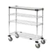 Quantum WRC-1448WSC-1SS Wine Display / Worktable Cart - 48"W X 14"D X 40"H 1 image