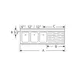 LaCrosse SK63L Underbar Sink Units, 3 Compartment with Right Drainboard 1 image