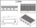 Migali C-CR48 48" Countertop Gas Lava Rock Charbroiler w/ (4) Burners, 140.000 BTU 2 image