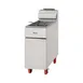 Migali C-F35-LP 15" Floor Model LP Gas Full Pot Fryer w/ 35 lbs, 3 Burners, 60.000 BTU 1 image