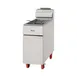 Migali C-F35-NG 15" Floor Model Natural Gas Full Pot Fryer w/ 35 lbs, 3 Burners, 60.000 BTU 1 image