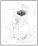 Migali C-F40-NG 15" Floor Model Natural Gas Full Pot Fryer w/ 40 lbs, 3 Burners, 102.000 BTU 5 image