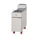 Migali C-F50-NG 15" Floor Model Natural Gas Full Pot Fryer w/ 50 lbs, 4 Burners, 136.000 BTU 1 image