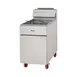 Migali C-F75-NG 21" Floor Model Natural Gas Full Pot Fryer w/ 75 lbs, 5 Burners, 170.000 BTU 1 image