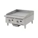 Migali C-G24T 24" Countertop Thermostatic Gas Griddle, 3/4" Smooth Steel Plate, 50.000 BTU 1 image