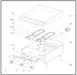 Migali C-G36 36" Countertop Manual Gas Griddle, 3/4" Smooth Steel Plate, 90.000 BTU 5 image