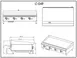 Migali C-G48 48" Countertop Manual Gas Griddle w/ 3/4" Smooth Steel Plate, 120.000 BTU 2 image