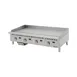 Migali C-G48T 48" Countertop Thermostatic Gas Griddle, 3/4" Smooth Steel Plate, 100.000 BTU 1 image