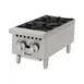 Migali C-HP-2B-12 12" Countertop Gas Hotplate w/ (2) Burners, Manual Controls, 50.000 BTU 1 image