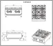 Migali C-HP-4B-24 24" Countertop Gas Hotplate w/ (4) Burners, Manual Controls, 100.000 BTU 2 image