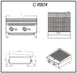 Migali C-RB24 24" Countertop Gas Radiant Charbroiler w/ (2) Burners, 70.000 BTU 3 image