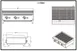 Migali C-RB36 36" Countertop Gas Radiant Charbroiler w/ (3) Burners, 105.000 BTU 2 image
