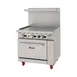 Migali C-RO-36G-LP 36" LP Gas Restaurant Range w/ 36" Full Griddle, Standard Oven, 102.000 BTU 1 image