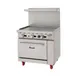 Migali C-RO-36G-NG 36" Gas Restaurant Range w/ 36" Full Griddle, Standard Oven, 102.000 BTU 1 image