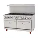 Migali C-RO10B-LP 10 Burners 60" LP Gas Restaurant Range w/ (2) Standard Ovens, 284.000 BTU 1 image