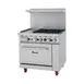 Migali C-RO4B-12GL-NG 4 Burner 36" Gas Range with Griddle, Standard Oven, 148.000 BTU 1 image