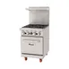 Migali C-RO4B-NG 24" Natural Gas Restaurant Range, (4) Open Burners, Standard Oven, 124.000 BTU 1 image