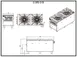 Migali C-SPS-2-18 18" Natural Gas Stock Pot Range w/ (2) Two Ring Burners, Front to Back Design 3 image