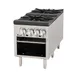Migali C-SPS-2-18 18" Natural Gas Stock Pot Range w/ (2) Two Ring Burners, Front to Back Design 1 image