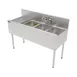 Perlick TS48M3-DBL Underbar Sink Units, 3 Compartment with Left Drainboard 2 image