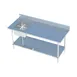 Sapphire Manufacturing SMTPS-3060L 60" Work Table with Prep Sink, Bowl On Left - 16 Gauge 1 image