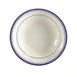 CACChina BLU-32 - Blue Line Fruit Dish, 4" Dia., 3 oz., Ceramic, Blue Band/White, 1 Dozen 1 image