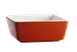 CACChina F-BW4-R/W Fortune Bowl, 5 Oz., 3-1/2"L x 3-1/2"W x 1-5/8"H, Porcelain, Red/White - Dozen 1 image
