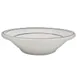 CAC China GS-32 Greenbrier Fruit Dish 4" Round, 3 oz, Green Band/American White Ceramic - Dozen 1 image