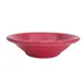 CACChina LV-11-R Fruit Dish, 4-3/4 Oz., 4-3/4" Dia., 1" H, Round Red Stoneware Ceramic - Dozen 1 image