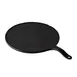 CAC China MLSL-RD15-MK Serving Tray, 15" W x 10-1/2" D x 7/8" H, Round Slate Black China, - Dozen 1 image