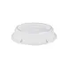 CAC China PPCO-13 Plate Cover, 12" Oval, Clear Polycarbonate, Stackable 1 image