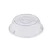 CACChina PPCO-21 Plate Cover – 12" Round, Clear Polycarbonate, Stackable, 12" Diameter 1 image