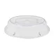 CAC China PPCO-41 Plate Cover, 14" Oval, Clear Polycarbonate, Stackable, 12"+ Size 1 image