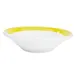 CAC China R-11-Y Rainbow Fruit Dish, 4-3/4oz, 4-3/4" Dia, 1" H, Round Yellow Ceramic - Dozen 1 image