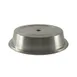 CAC China SPCO-1021 Plate Cover 12-5/8" Dia. x 2-3/4" H Round Stainless Steel Silver - Dozen 1 image