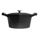Lodge DL3-10001 Finex Dutch Oven - 5-6 Qt, 10" Cast Iron, Black, Octagonal, Handles, Induction Ready 1 image