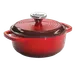 Lodge EC1D43 1.5-Qt Cast Iron Dutch Oven, 9-1/8" Dia x 4-1/10" H, Red, Induction, 500°F Oven Safe 1 image