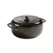 Lodge EC6D18 Dutch Oven – 6 Qt, 11-3/5" Dia x 6" H Iron, Black Enamel, Induction, 500°F Oven Safe 1 image