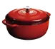 Lodge EC7D43 Dutch Oven – 7.5‑Qt 12" Cast Iron, Red Enamel, Induction, Oven‑Safe to 500°F 1 image