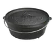 Lodge L12CO3BS Boy Scout Camp Dutch Oven, 6-Qt 13" Cast Iron Black Lid for Coal Griddle, Cookbook 1 image
