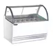 Kool-It KGC-12C 63" Gelato Dipping Cabinet w/ Curved Sneeze Guard 1 image