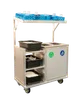 New Age 54239 Aluminum Dish Zone Mobile Bussing Station - Indoor/Outdoor 1 image