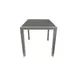 Oak Street OD-TK3030-G Square Outdoor Table 30" x 30" Gray Synthetic Teak Top E-Coated Steel Frame Nylon Glides 1 image