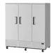 RefrigerationX XBR72-3-N 77" 3-Solid Door Reach-In Refrigerator, 65.8 cu. ft., Bottom Mounted 1 image