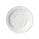 Winco BSR-558NR Birkhall Porcelain Saucer, 5-5/8" Dia x 3/4" H, White Round Narrow Rim, 1 Dozen 1 image