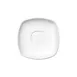 Winco RSS-6 Royalsquare Square Porcelain Saucer, 6" Dia x 3/4" H, White Finish, Dinnerware, 1 Dozen 1 image