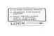 Alfa International H-239 Instruction Label for Hobart 2000 Series Slicers, Model 00-437239 1 image
