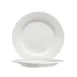 CAC China 101-9 Lincoln Plate – 9-1/4" Porcelain Bone White, Rolled Edge, Dishwasher Safe – 1 Dozen 1 image